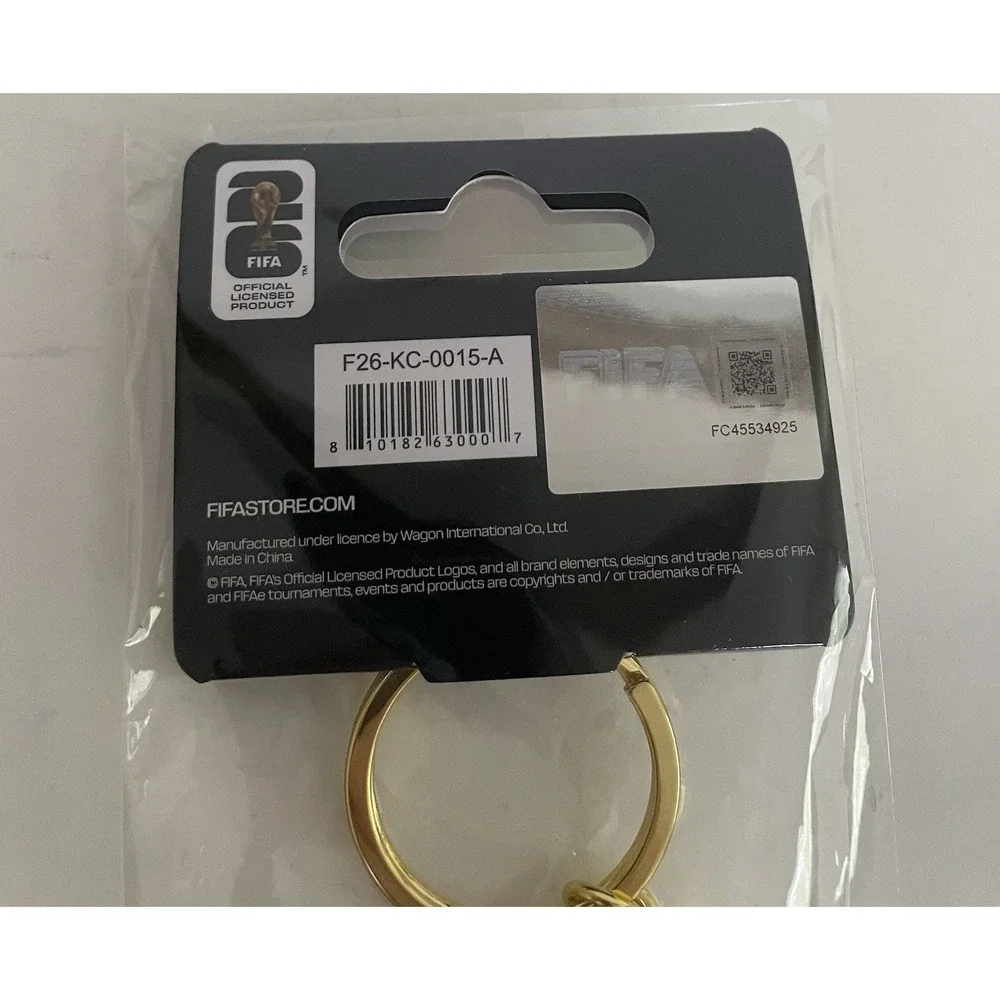 FIFA World Cup 2026 Trophy Keychain Officially Licensed NEW Football Soccer